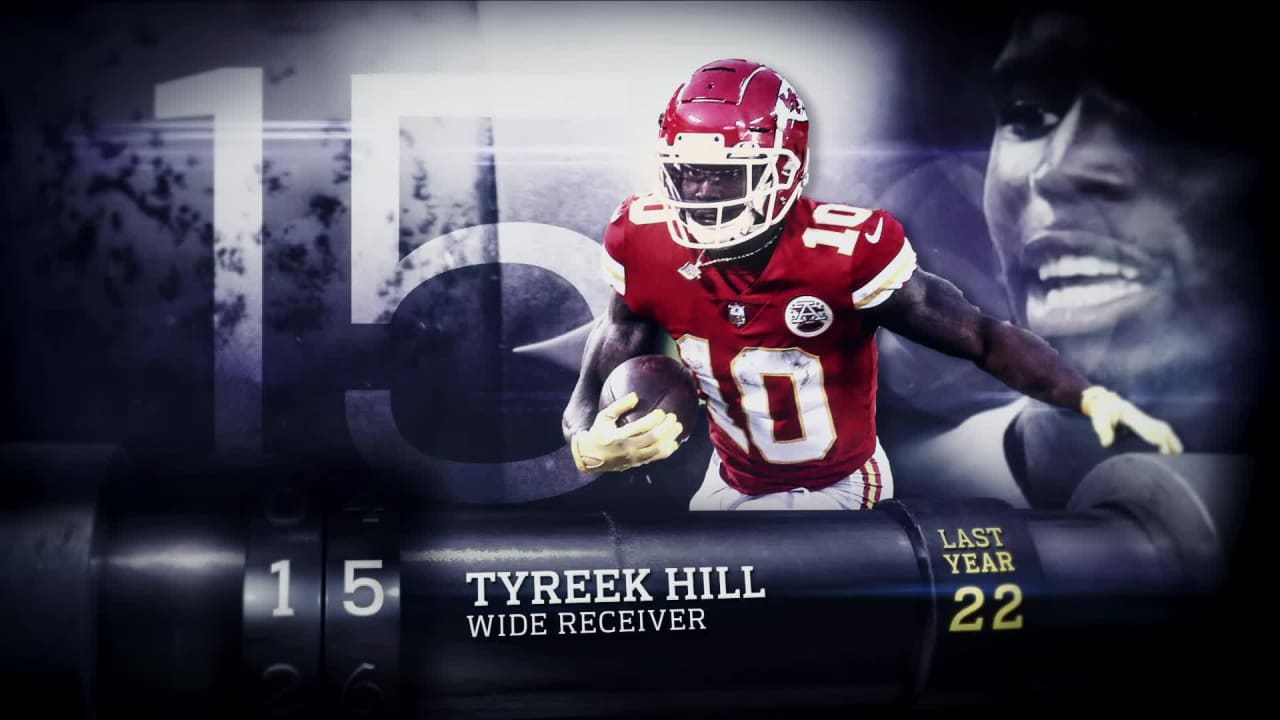 15 Tyreek Hill (WR, Chiefs)  Top 100 Players in 2021 