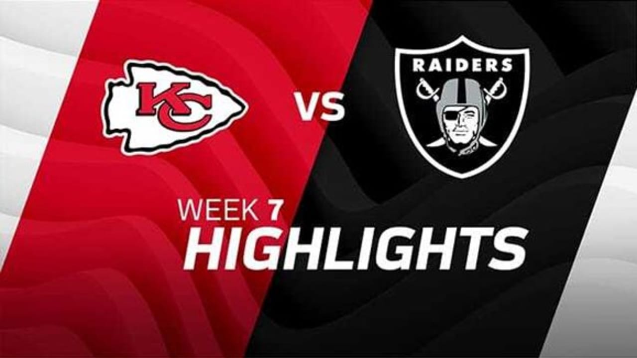 Chiefs Vs Raiders Game Highlights