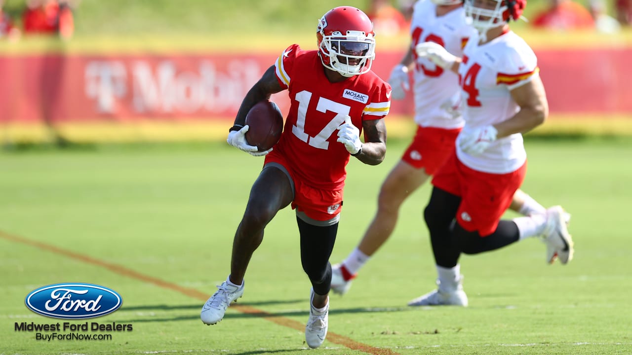 Chiefs relish in first full pads training camp practice