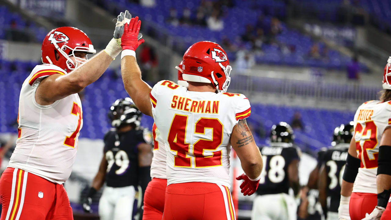 The Chiefs were one snap away from fullback Anthony Sherman