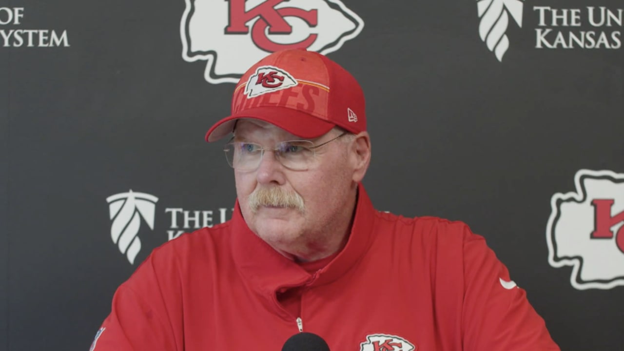 Kansas City Chiefs head coach Andy Reid "Look forward to the challenge ...
