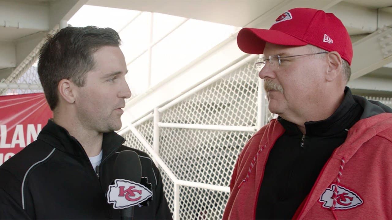 Bj Kissel Checks In With Brett Veach And Andy Reid At The Senior Bowl