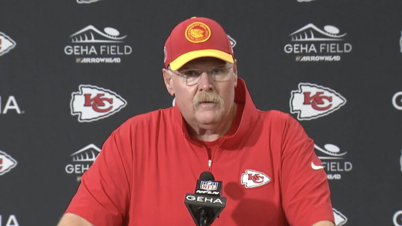 Kansas City Chiefs Head coach Andy Reid expresses pride in progress and  performance against Chicago Bears