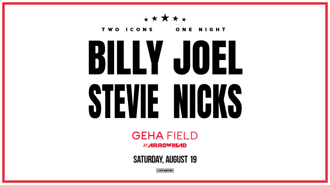 GEHA Field at Arrowhead Stadium to Host Billy Joel and Stevie Nicks in 2023