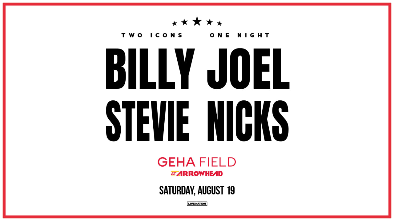 GEHA Field at Arrowhead Stadium to Host Billy Joel and Stevie