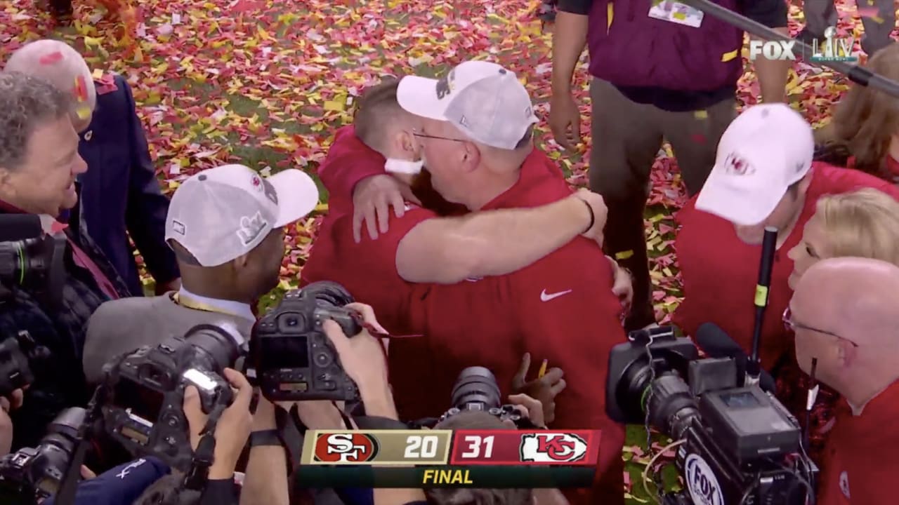 Chiefs Celebrate Super Bowl LIV Championship on Field