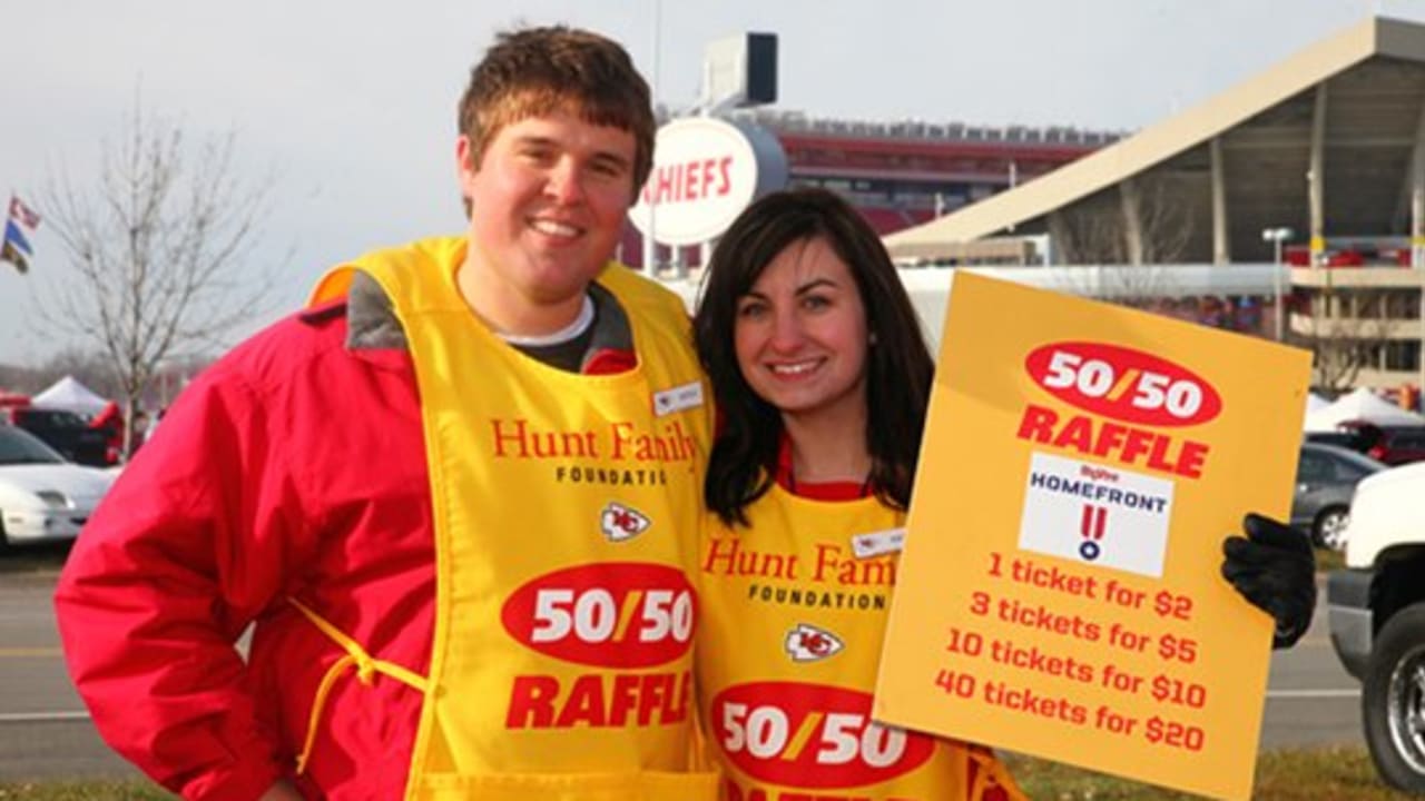 This week's 50/50 Raffle will be - The Kansas City Chiefs