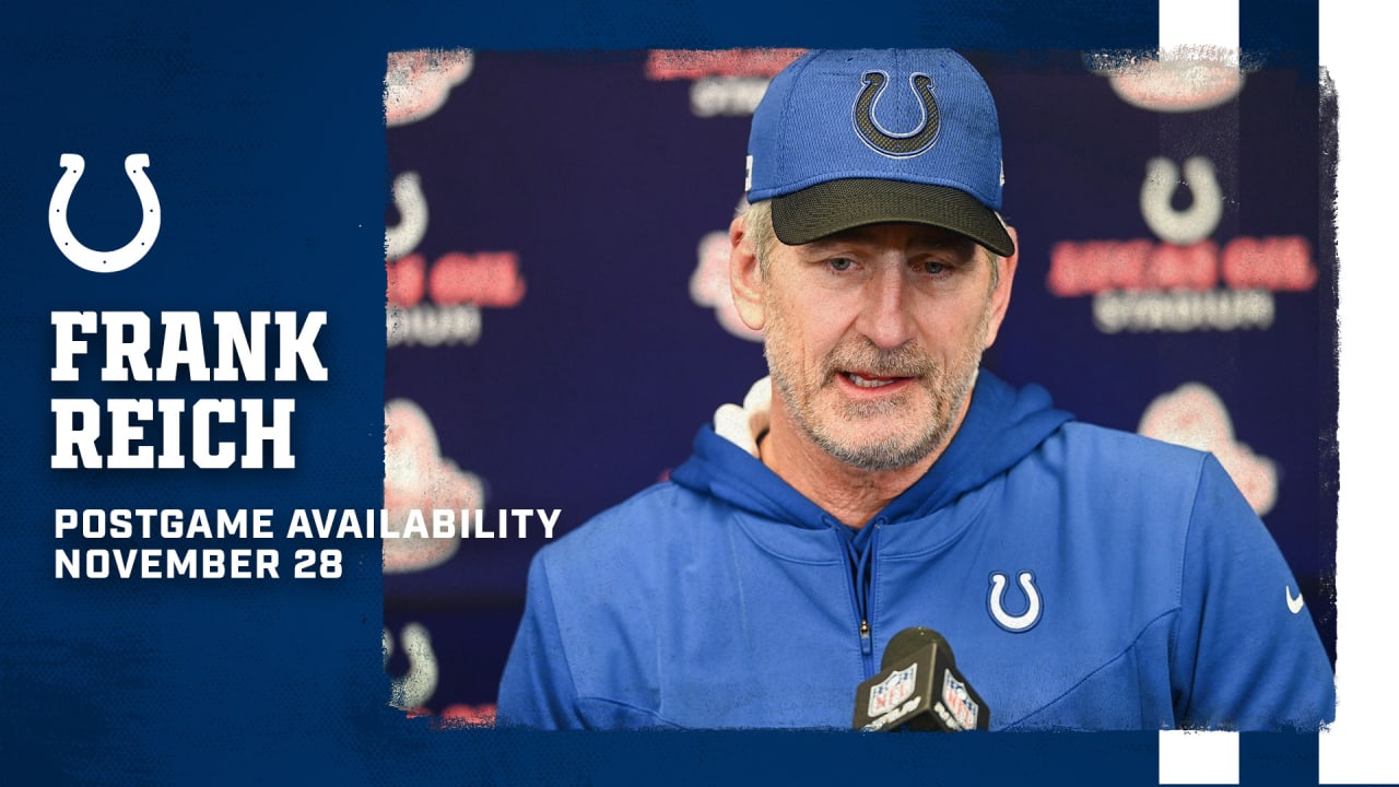 Frank Reich Postgame Press Conference: Colts at Saints