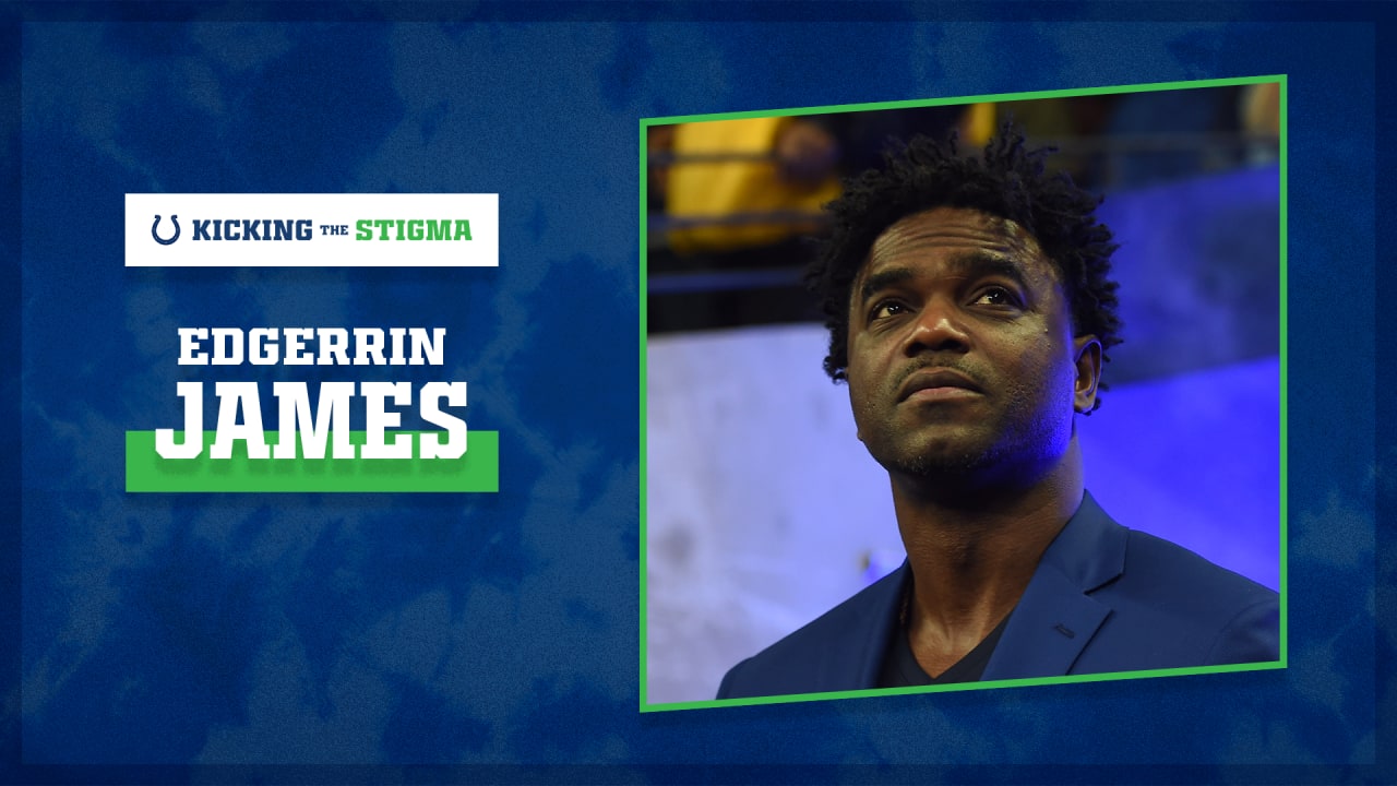 Seattle Seahawks - Seahawks Legend Edgerrin James laughs with