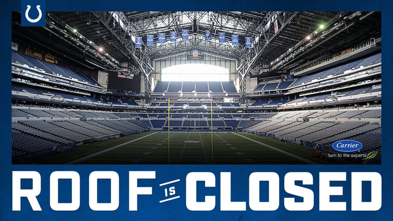 Lucas Oil Stadium Roof Closed For NYGvsIND