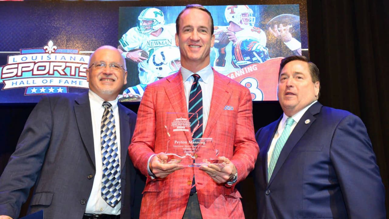 Peyton Manning Archie Manning Pro Football Hall of Fame enshrinement