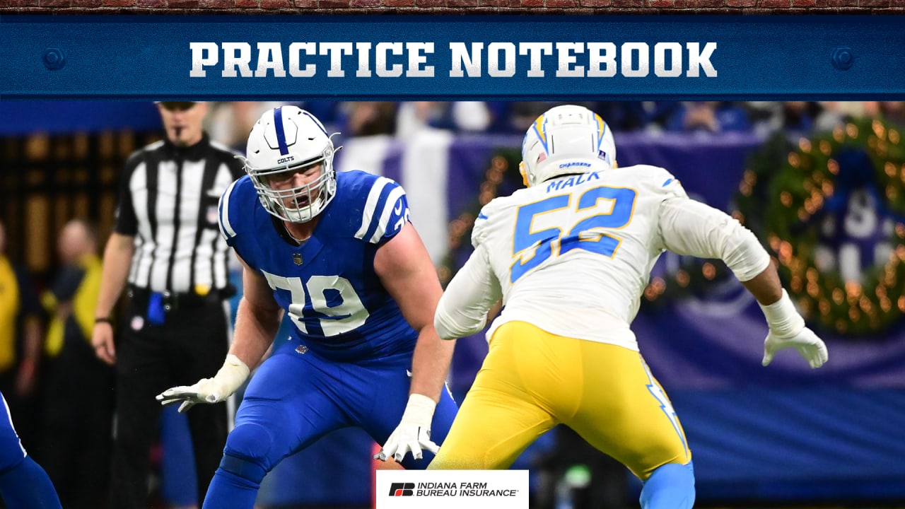 Practice Notebook: What Colts Left Tackle Bernhard Raimann Has Learned From  Facing Khalil Mack, DeMarcus Lawrence, Chandler Jones And Other Veteran  Pass Rushers As A Rookie