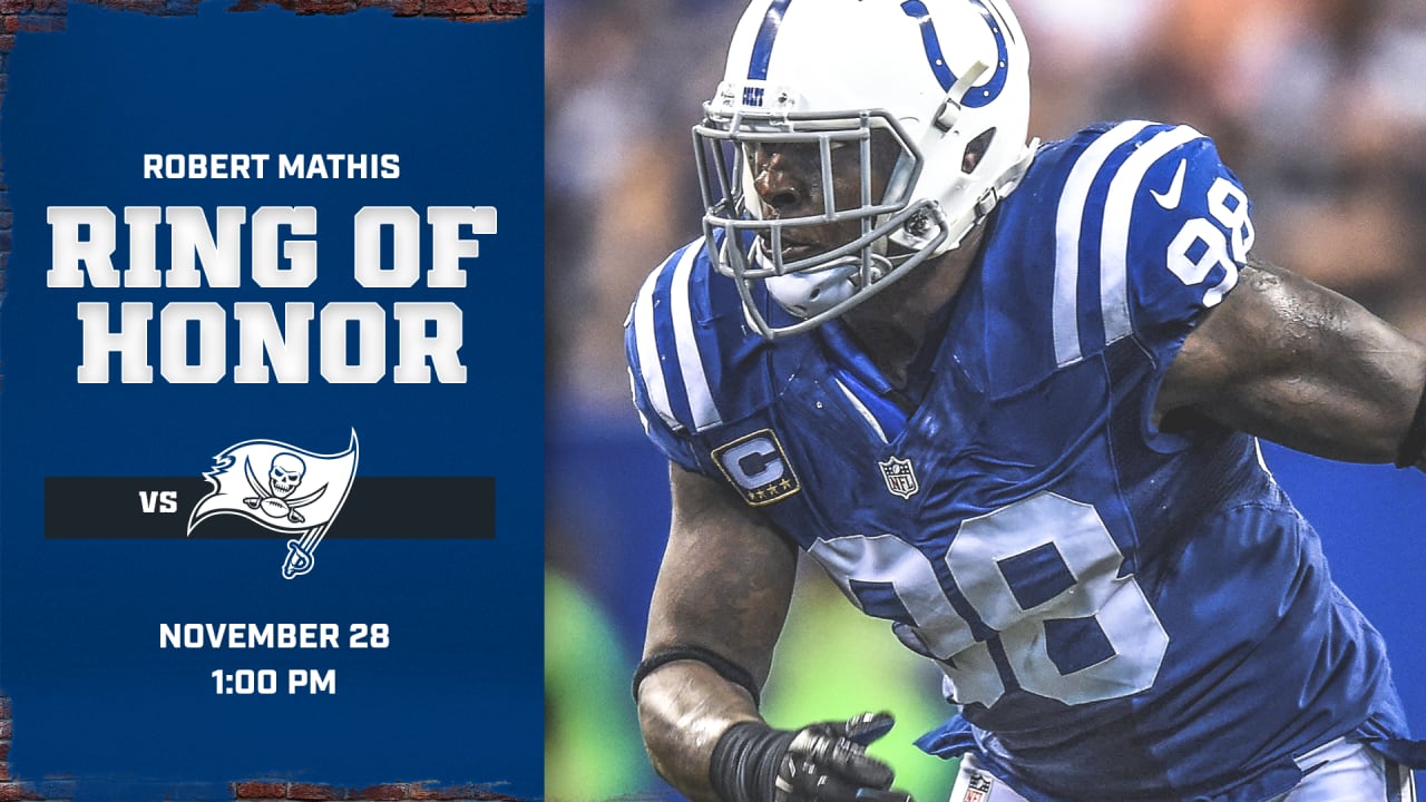 Colts' Legend Robert Mathis To Be Inducted Into Ring Of Honor Nov. 28