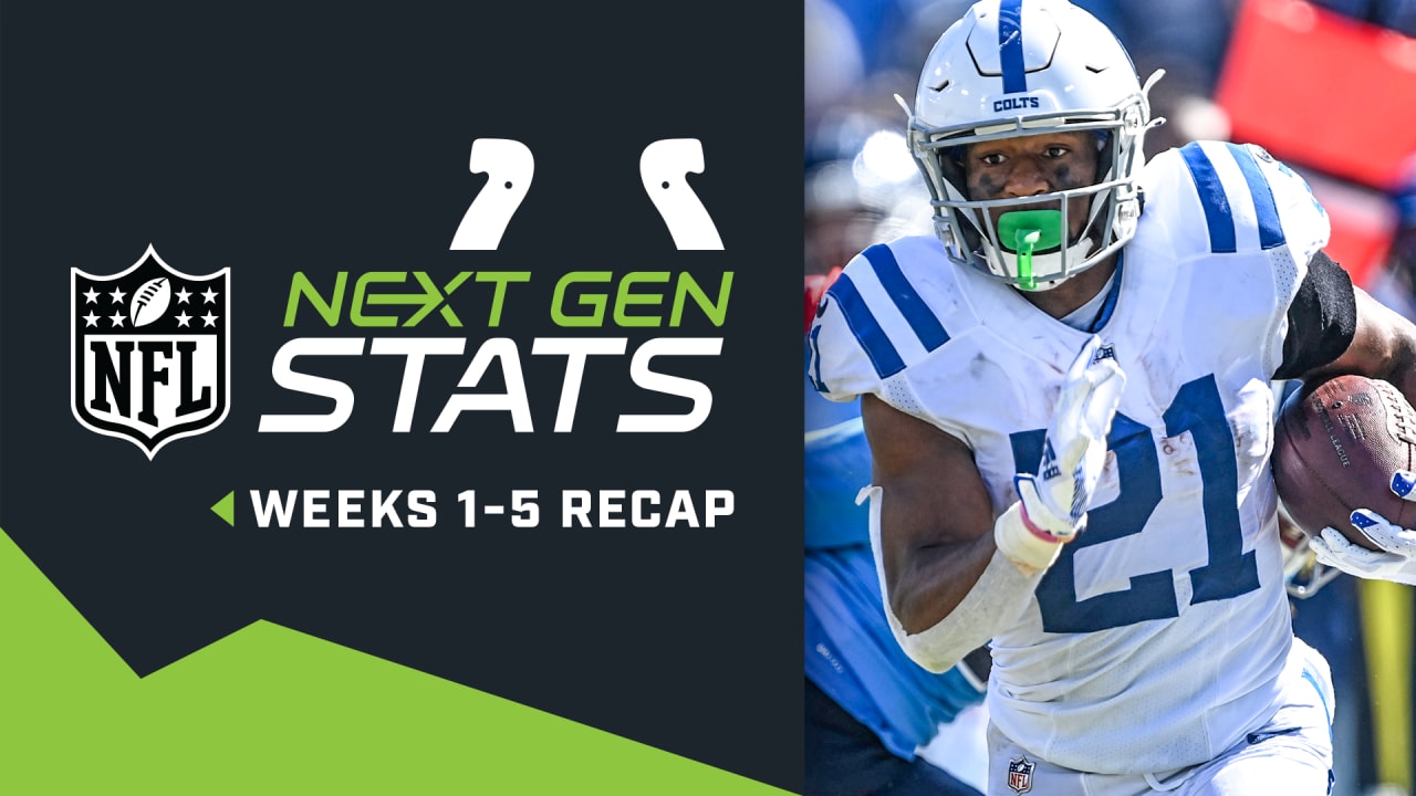 NFLN  Next Gen Stats: Colts Weeks 1-5 Recap