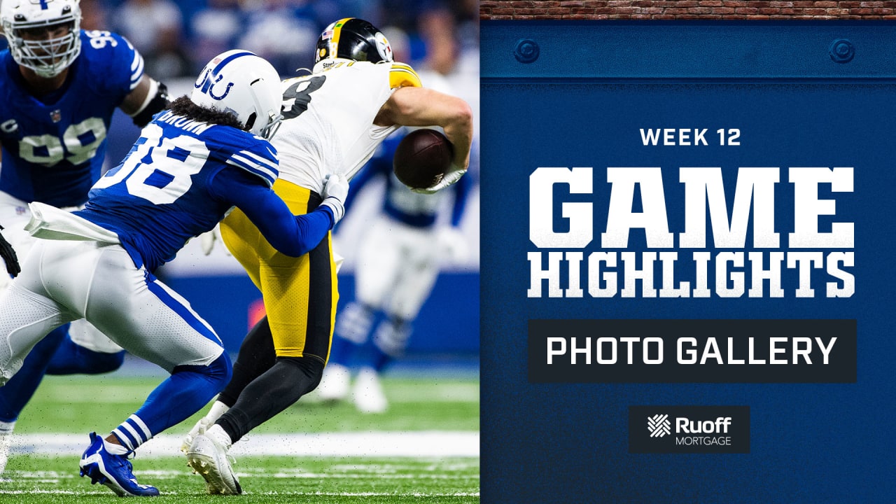 Game Highlights Colts vs. Steelers, Week 12