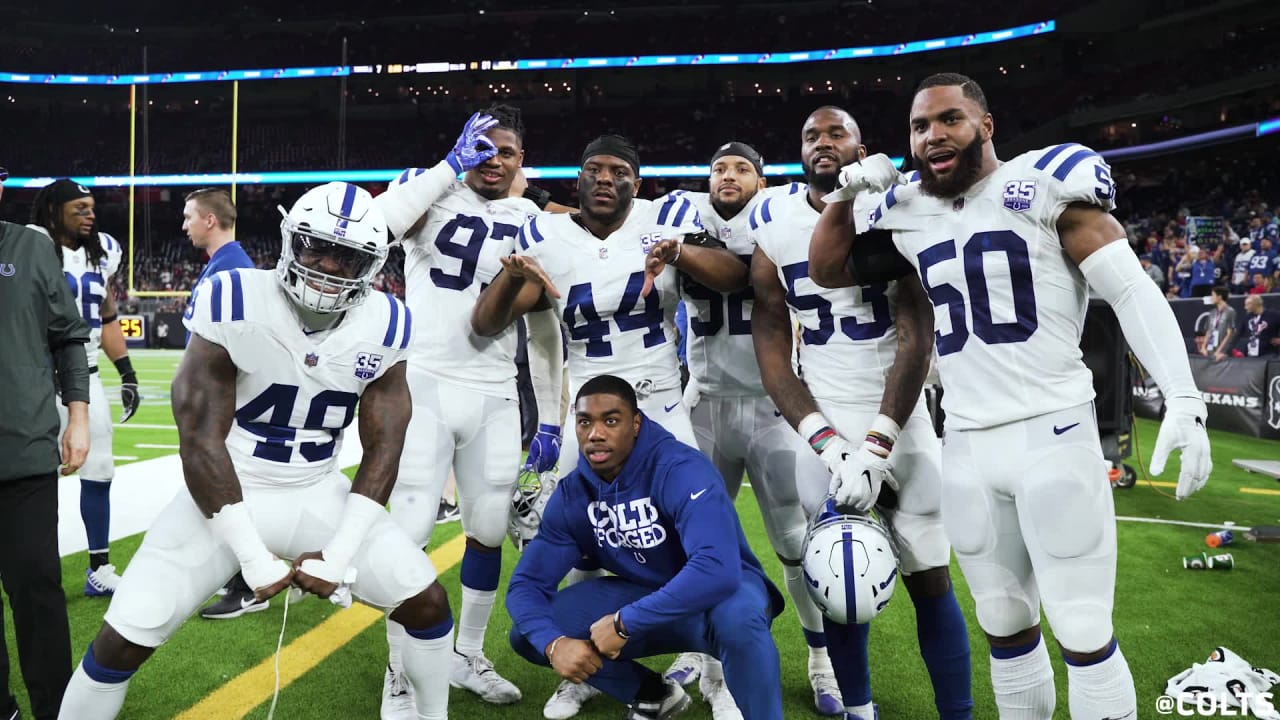 Colts Celebrate Wild Card Victory