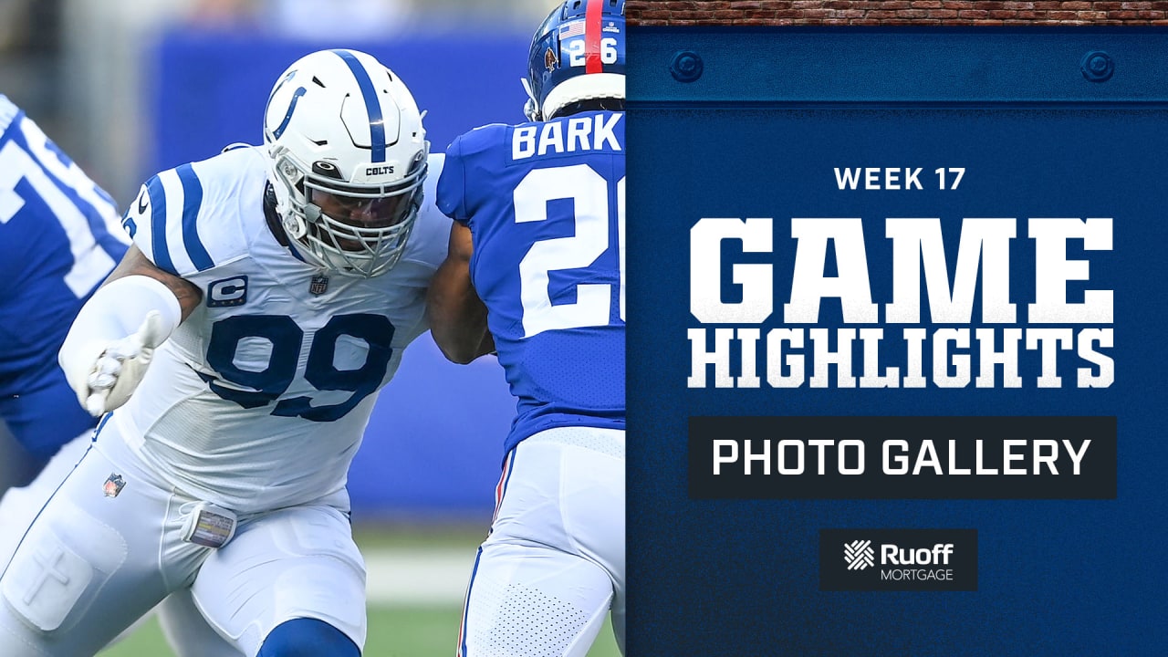 NFL Week 17 Game Recap: New York Giants 38, Indianapolis Colts 10