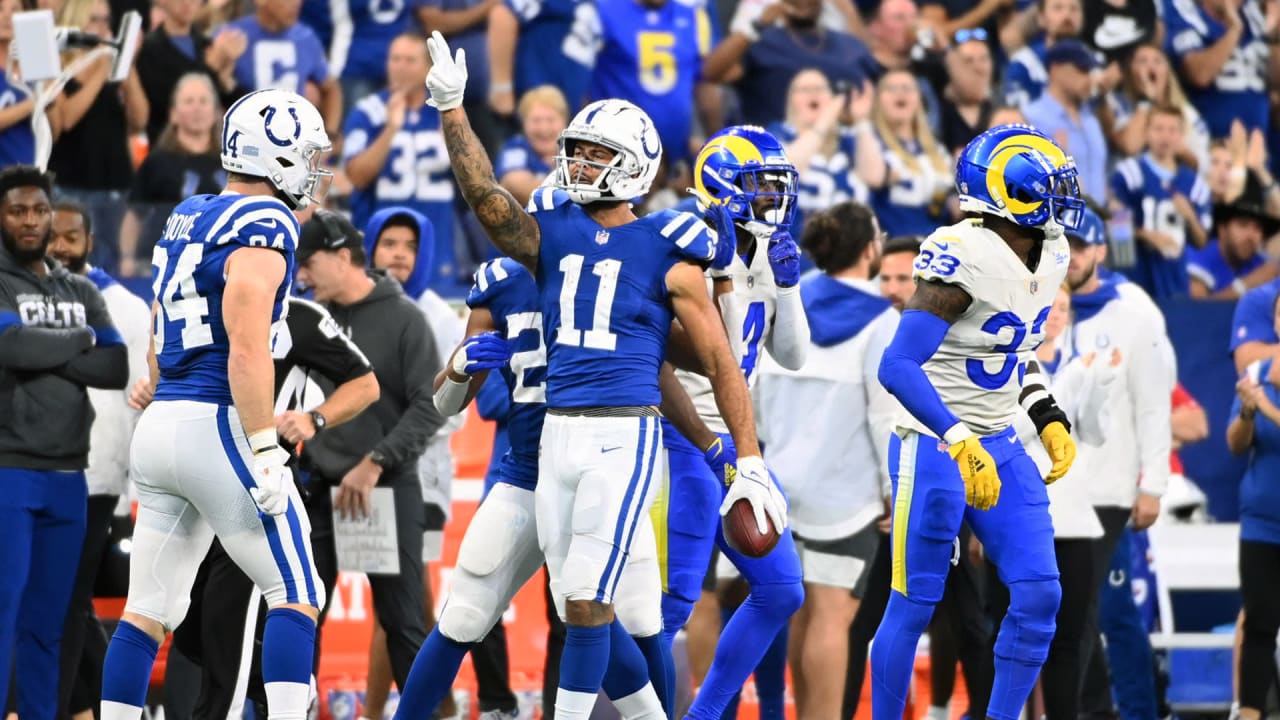 Indianapolis Colts defensive end Dayo Odeyingbo's third-down sack on Philadelphia  Eagles quarterback Tanner McKee forces Eagles punt