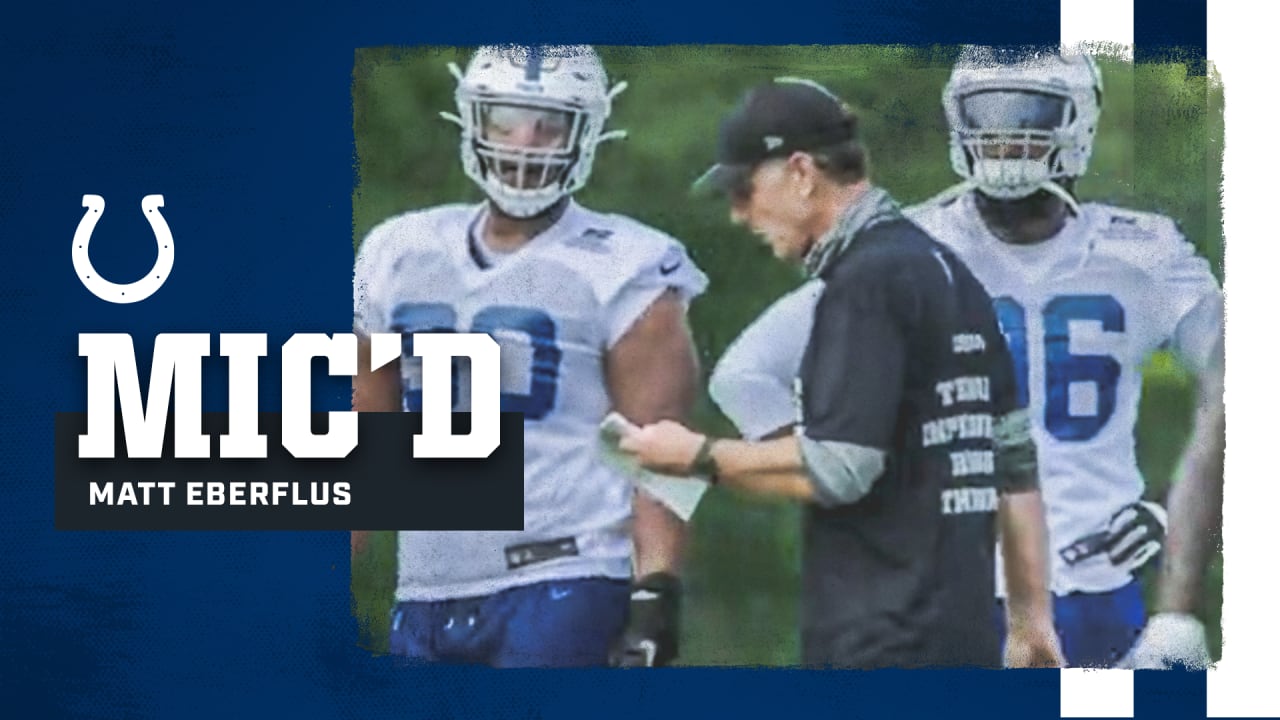 Colts DC Matt Eberflus Wired Up At Colts Training Camp