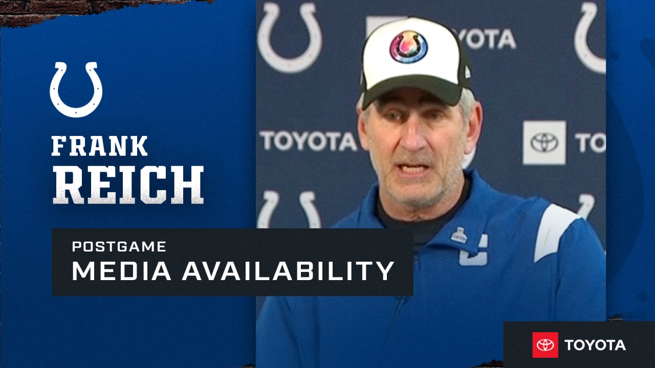 Indianapolis Colts coach Frank Reich mic'd up during AFC Playoff game