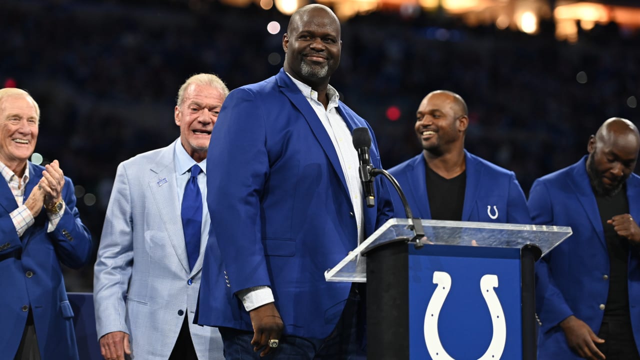 Tarik Glenn 'grateful' upon becoming 18th honoree inducted into Colts' Ring  of Honor