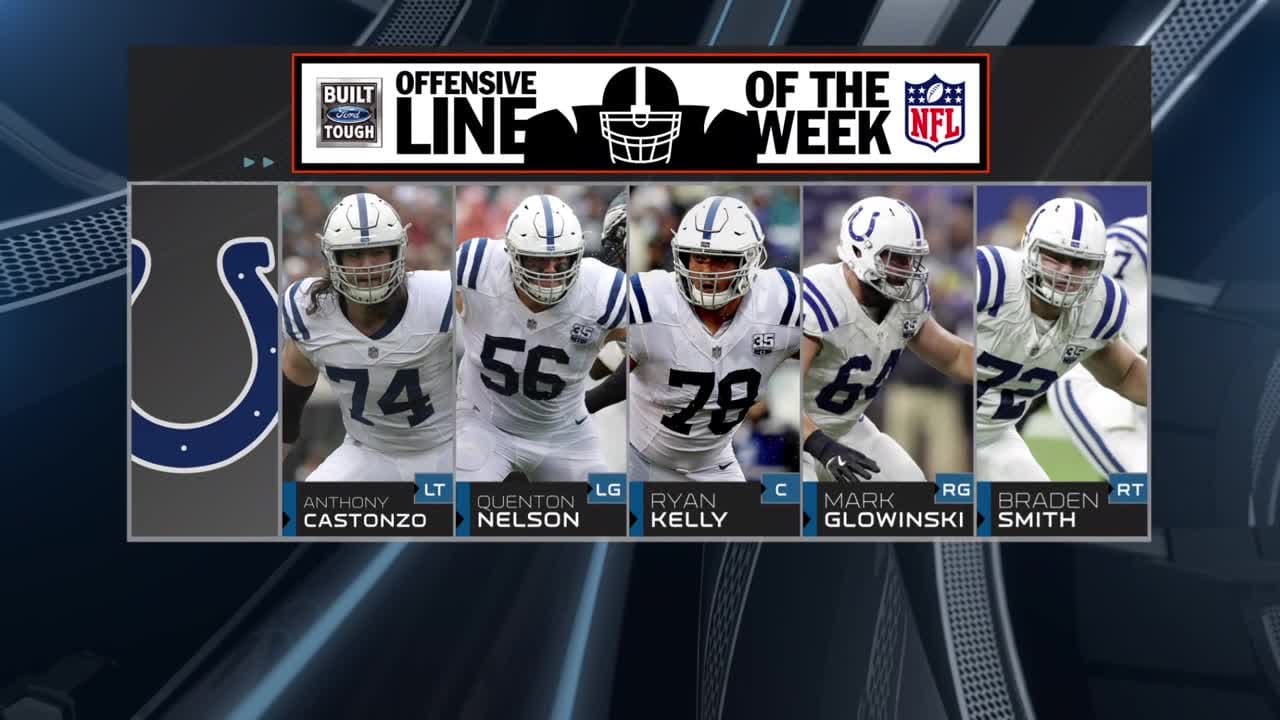 Indianapolis Colts  Week 7: Offensive Line of the Week