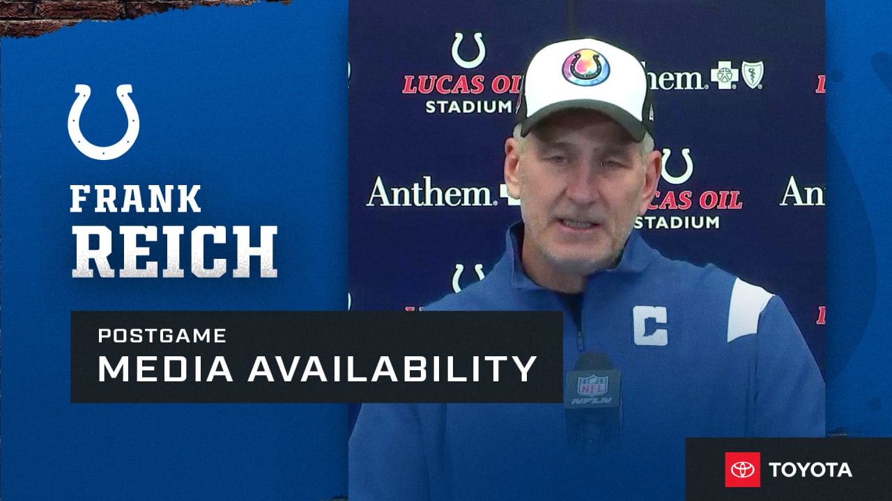 Colts' Frank Reich explains Matt Ryan, Sam Ehlinger swap