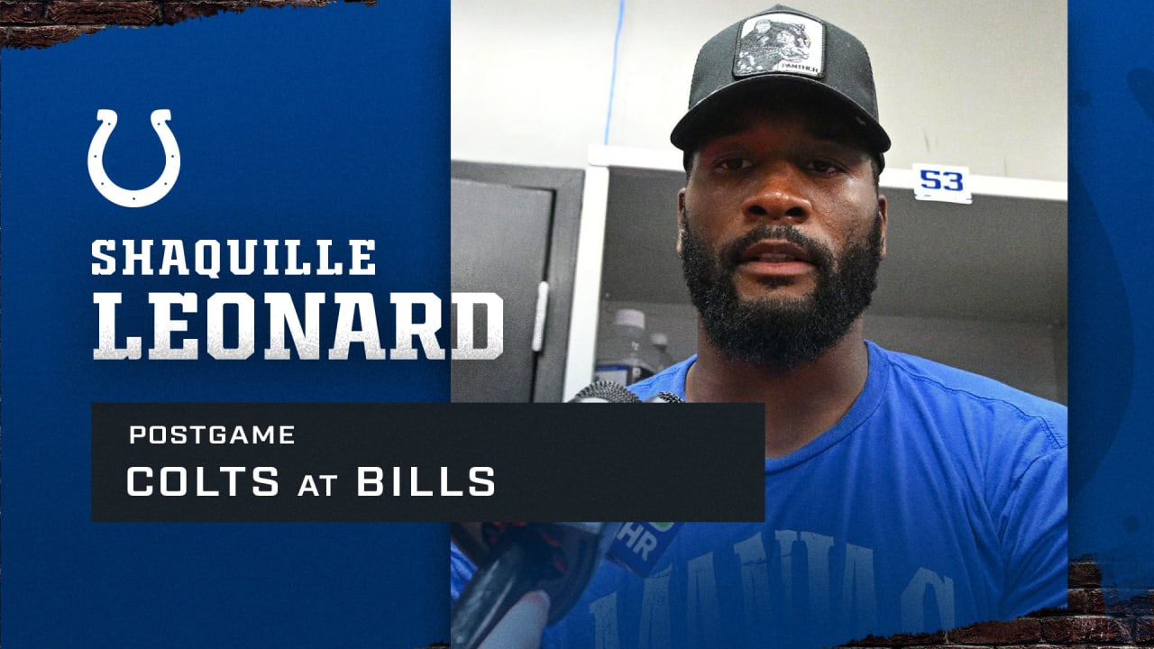 Shaquille Leonard: Colts at Bills postgame