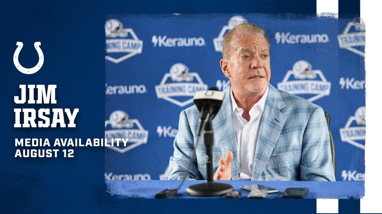 2021 Training Camp Jim Irsay, August 12