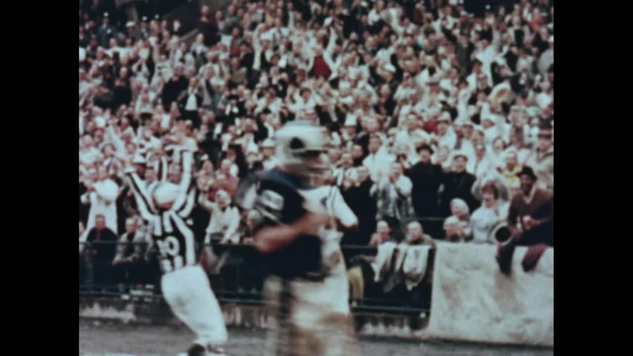 Congratulations were in order among three of the Baltimore Colts in  Baltimore on Dec. 11, 1964.