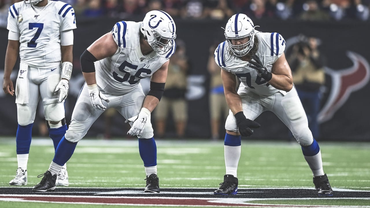 Indianapolis Colts offensive linemen Quenton Nelson and Anthony