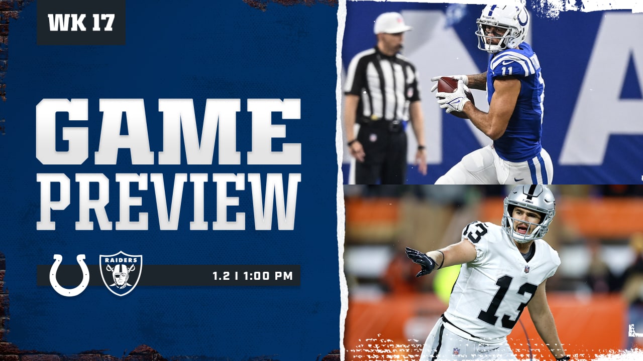 Game Preview Colts vs. Raiders