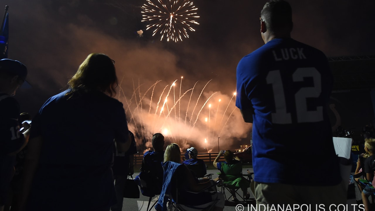 Colts Camp Kicks Off With Fireworks