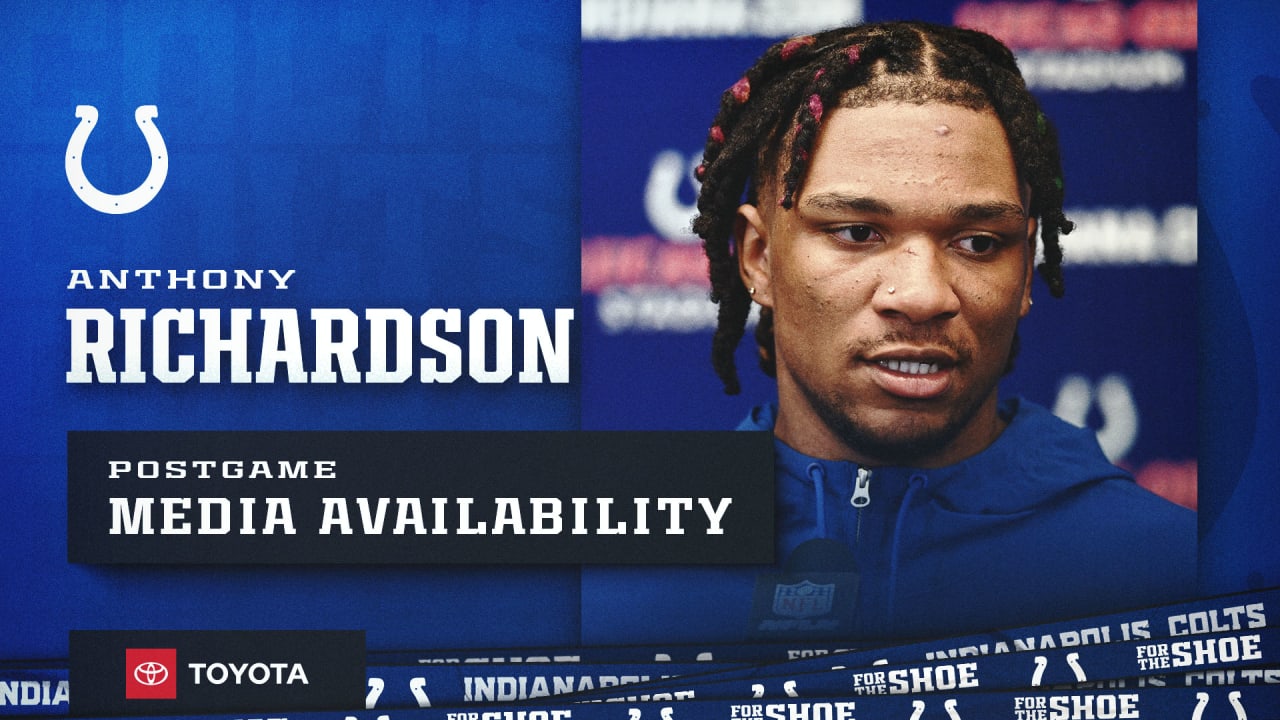 Anthony Richardson Colts vs. Jaguars postgame