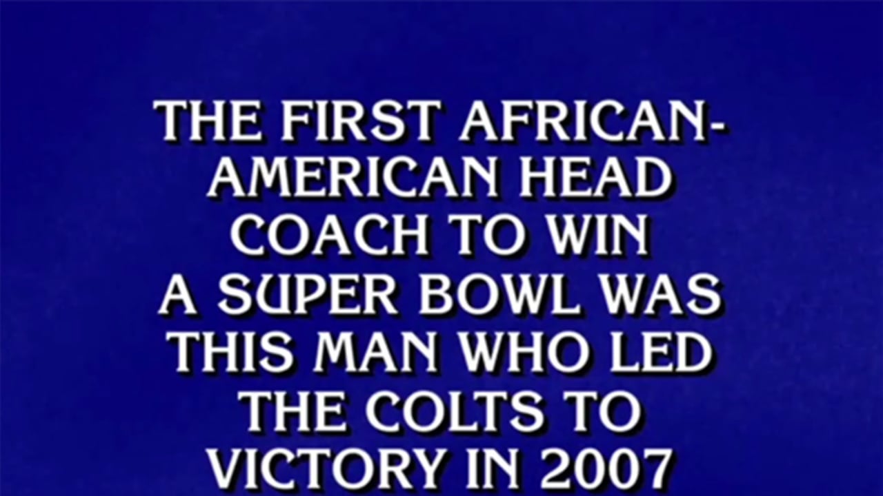 Tony Dungy Has Finally Made It — He's A 'Jeopardy!' Answer