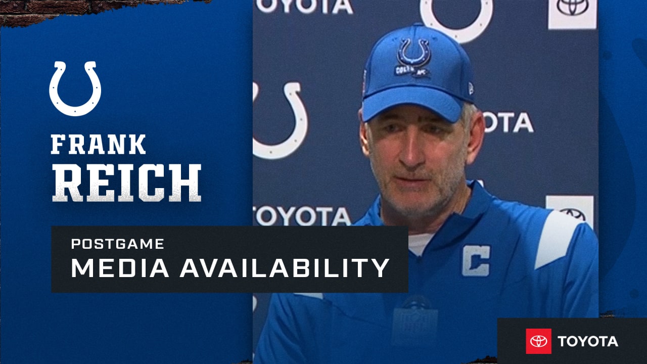 Indianapolis Colts coach Frank Reich mic'd up during AFC Playoff game