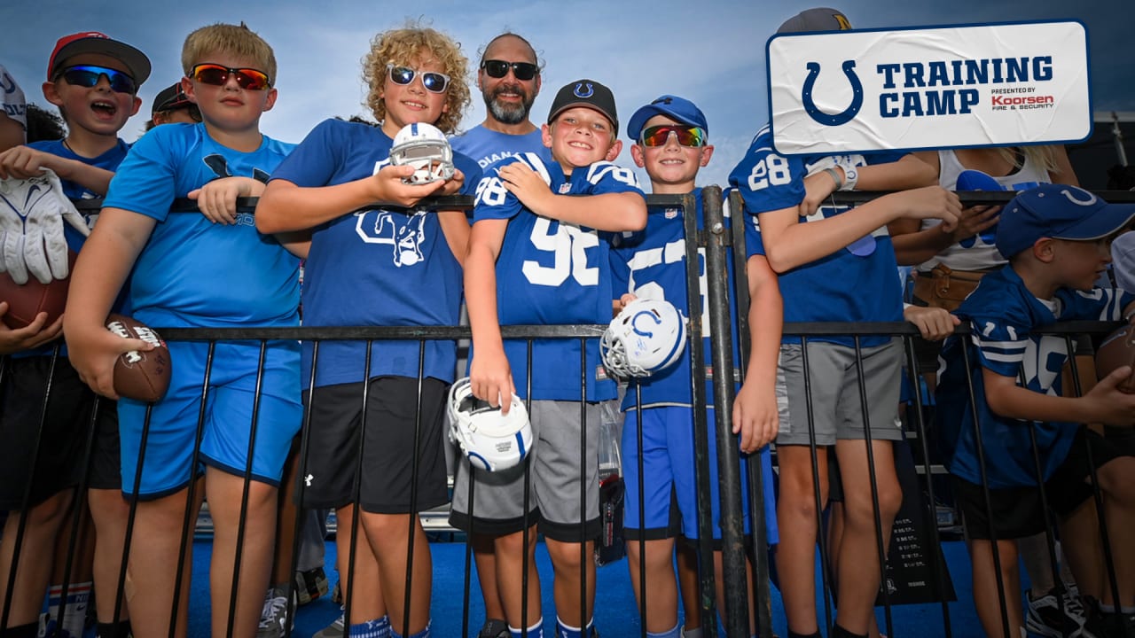 Colts fans come from all over Indiana for training camp