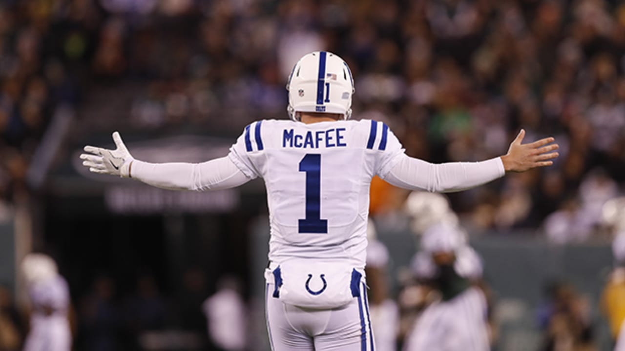 Pat mcafee hot sale colts jersey