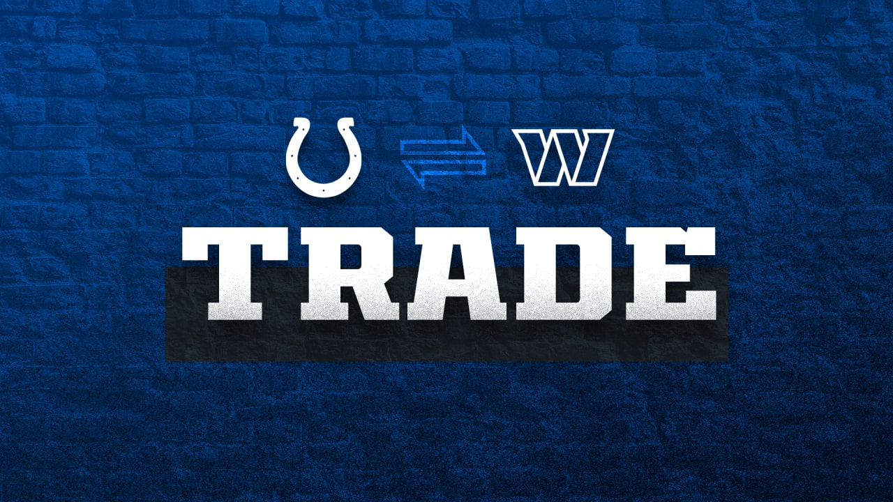 Colts Acquire Draft Picks From Washington Commanders In Exchange