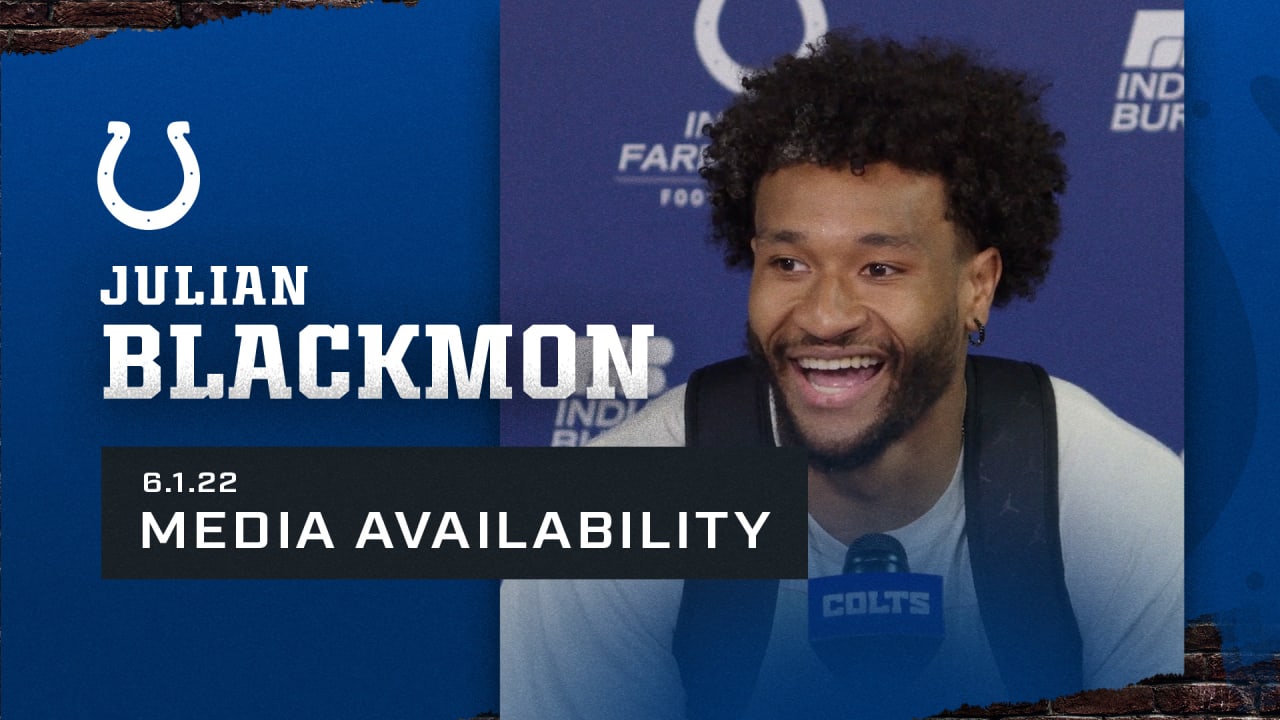 Colts' Julian Blackmon 'can see light at the end of tunnel' in Achilles  rehab