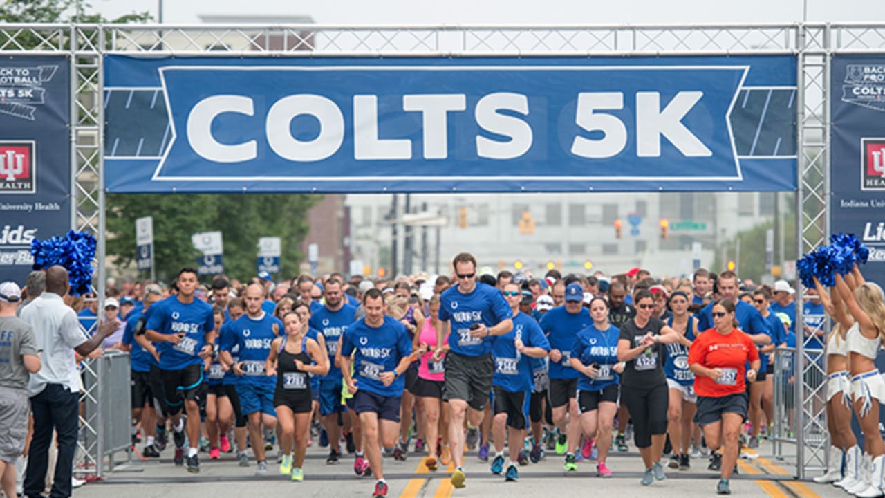 Colts 5K run to kick off regular season 