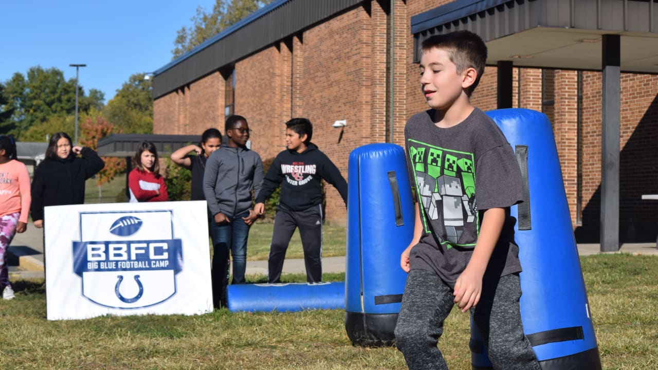 Big Blue Football Camp Chapel Glen Elementary