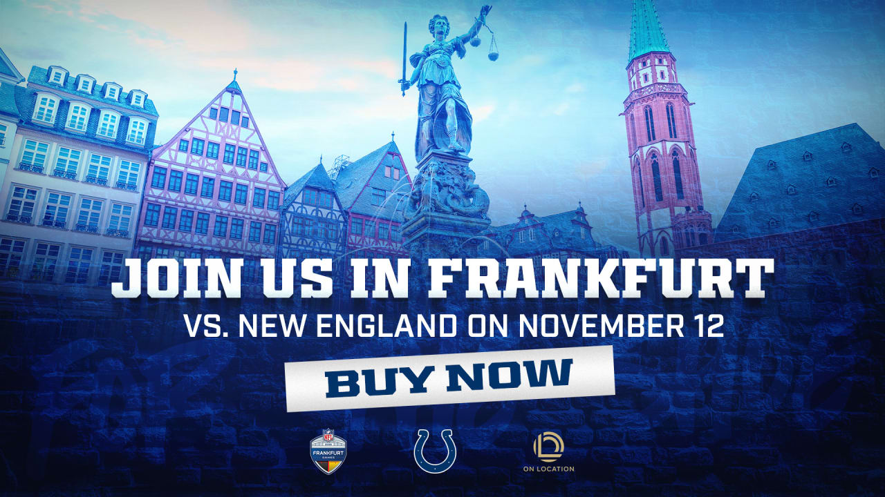 Official NFL Germany Colts Fan Packages: Game tickets, hotel