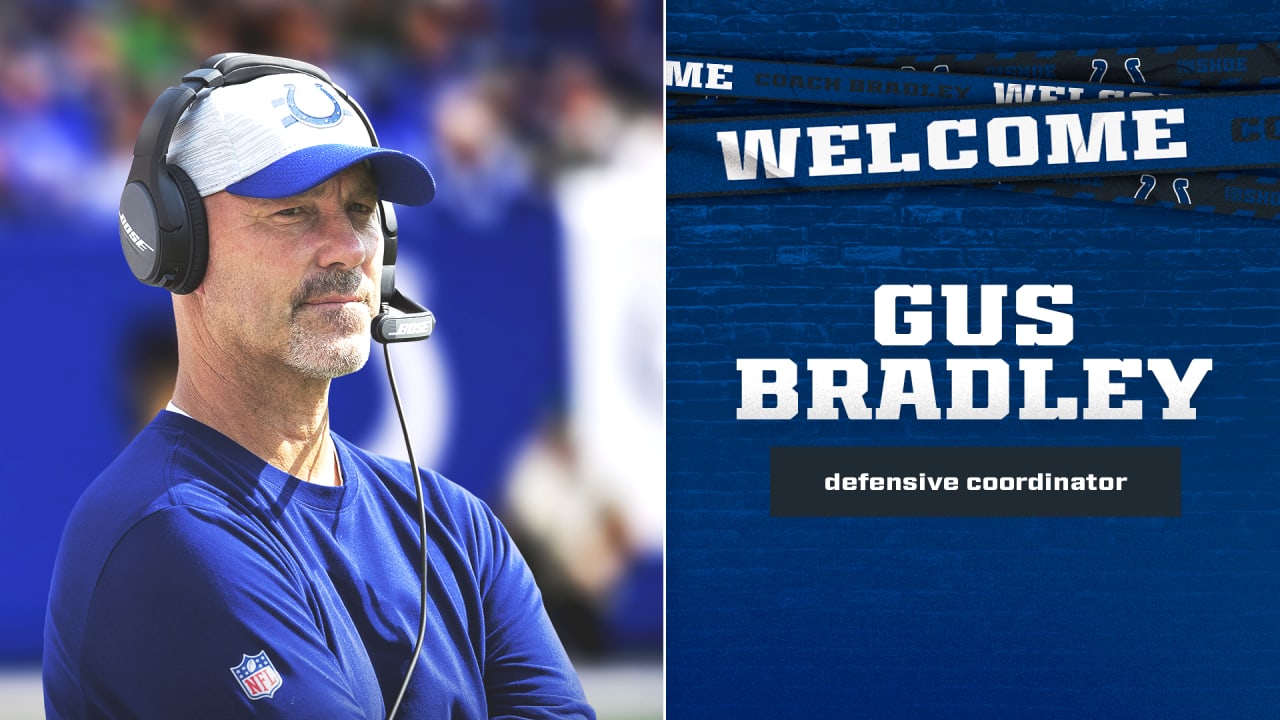 Defensive coordinator Gus Bradley says Colts run defense will be