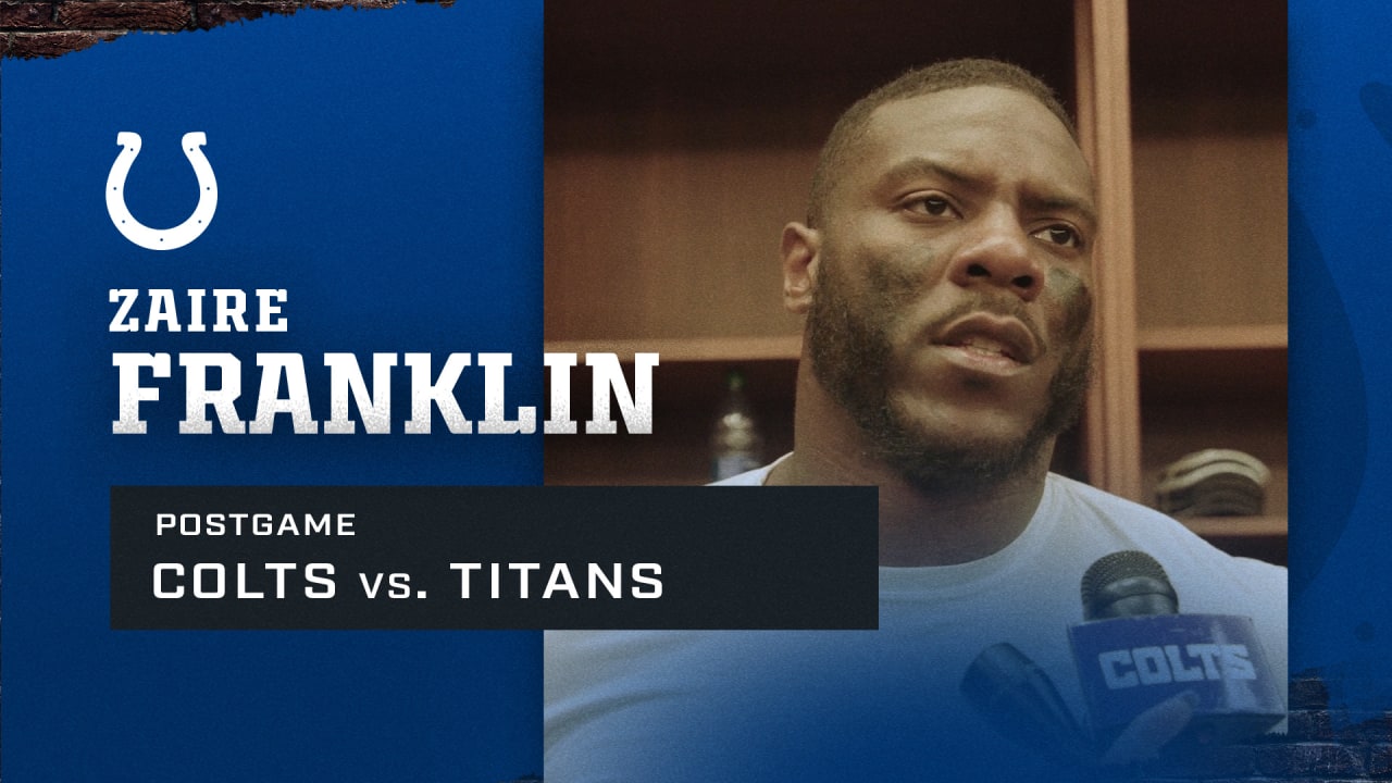 Zaire Franklin: Colts vs. Titans Postgame