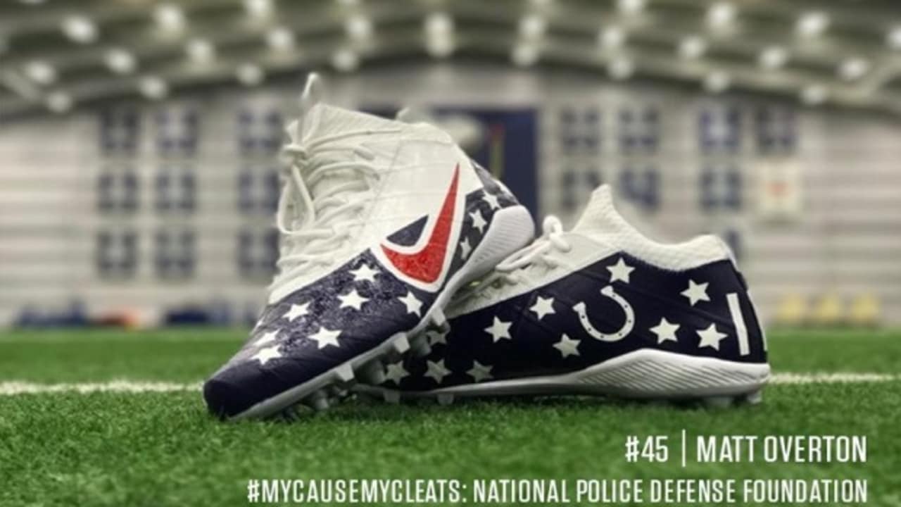 Colts Players Preview Their Cleats for Monday Night Football