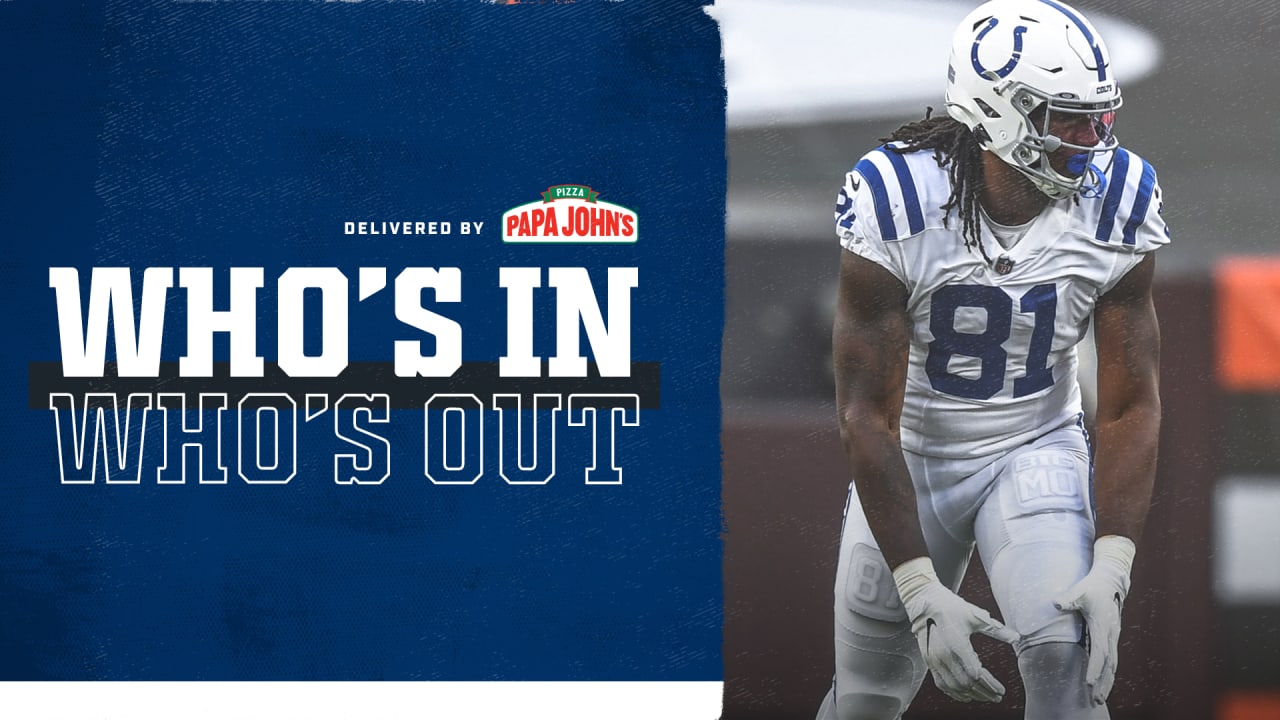 Colts Rule Out DE Kwity Paye, QB Matt Ryan, LB Grant Stuard For Week 8 Game  vs. Washington Commanders; LB Shaquille Leonard Questionable