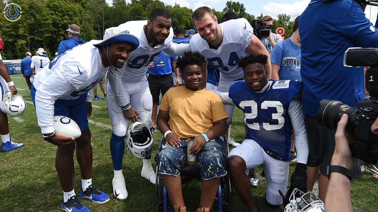 Riley Kids Inspire At Colts Training Camp