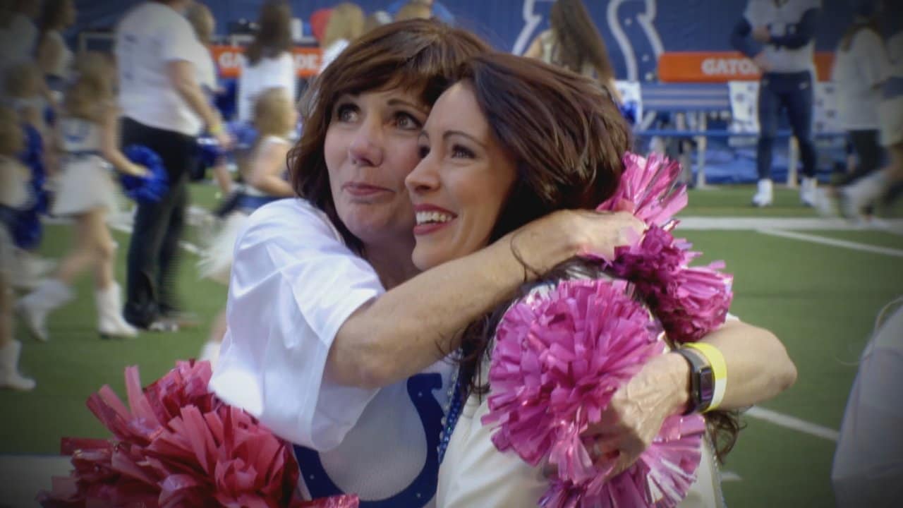 Colts Cheerleader Surprise! Mom Has A Secret!