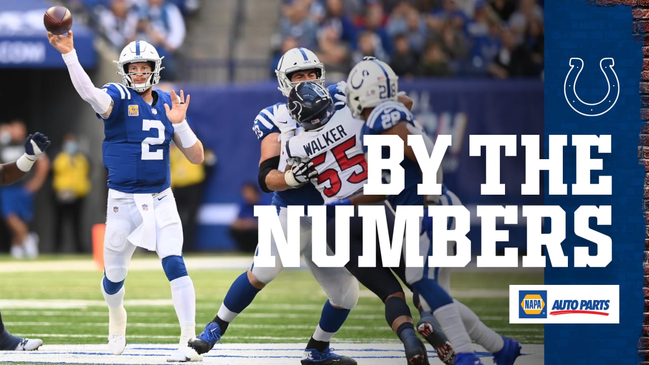 Game Stats: Colts 31, Texans 3